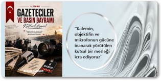 Erkan Güngör’den 24 Temmuz Gazeteciler ve Basın Bayramı Mesajı